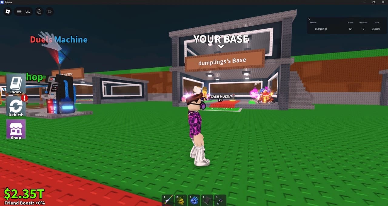 ❤️ Steal a Brainrot ❤️ 9 rebirth ❤️ 2 floor ❤️ 2.35T cash ❤️ Las Vaquitas Saturnitas 6.1M/s ❤️ Los Bombinitos 3M/s ❤️